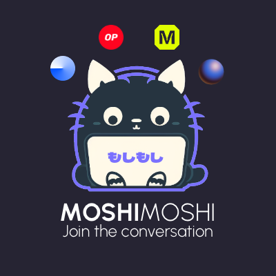 MoshiMoshi - A decentralised, censorship resistant, community driven discussion platform. + image}